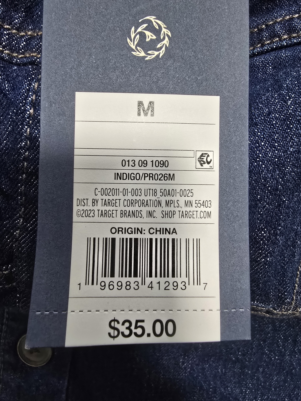 Universal Thread Button-Front Denim Midi Dress in Classic Blue With Pockets Sz M - Picture 6 of 13